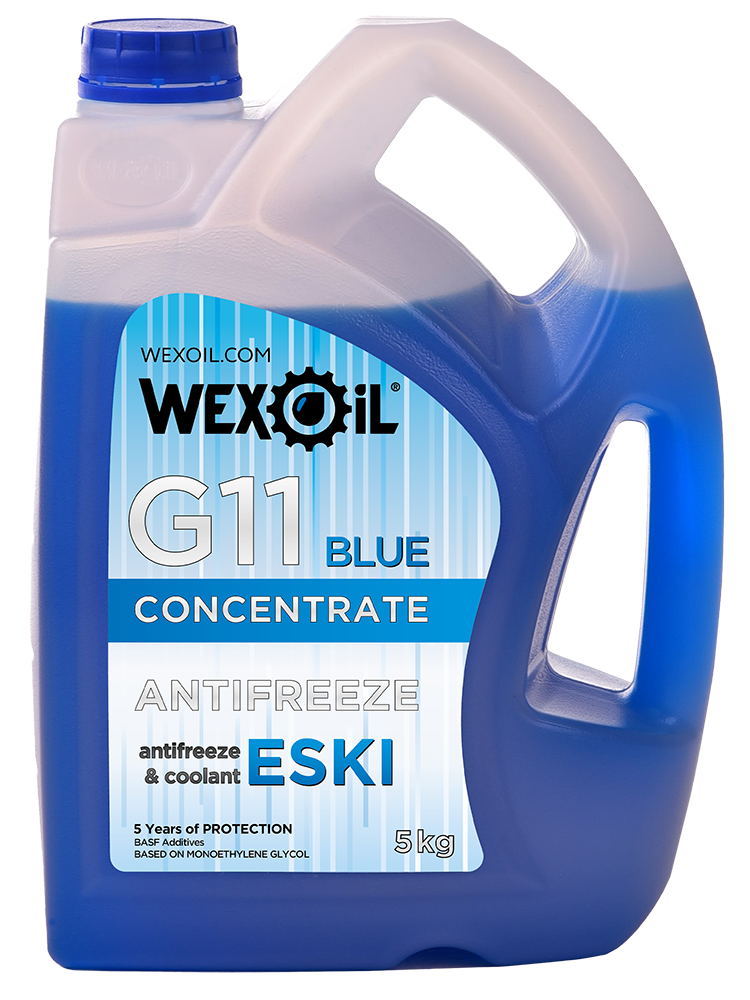 Охолоджувальна рідина ANTIFREEZE ESKI G11 BLUE CONCENTRATE 5кг